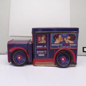 VTG Hershey’s Milk Chocolate Kisses Tin Delivery Truck Working Wheels (1995)